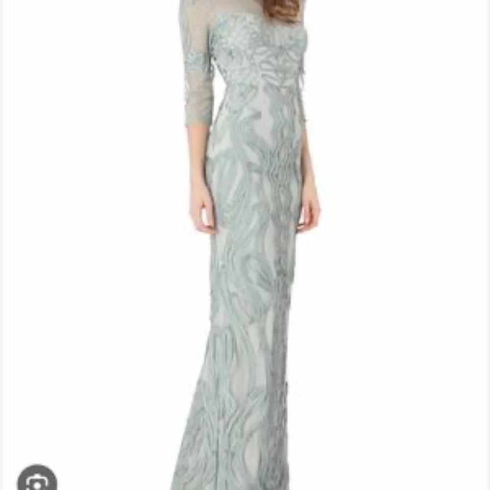 JS Collection formal gown soutache